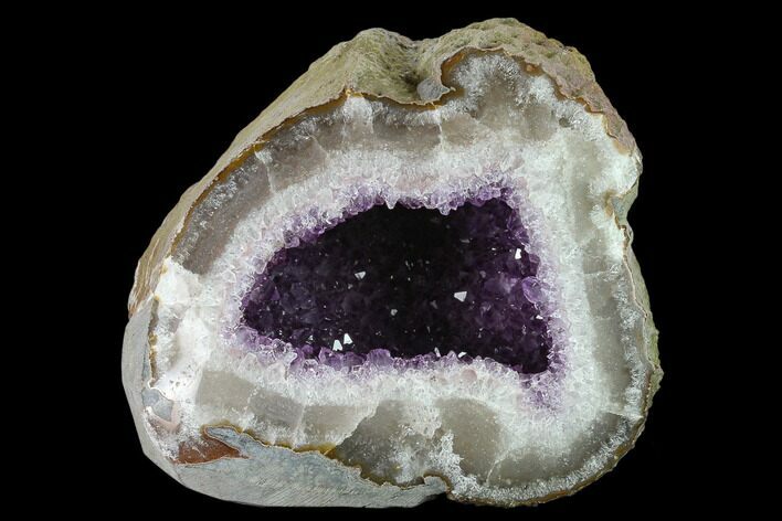 Wide, Purple Amethyst Geode - Uruguay #135344